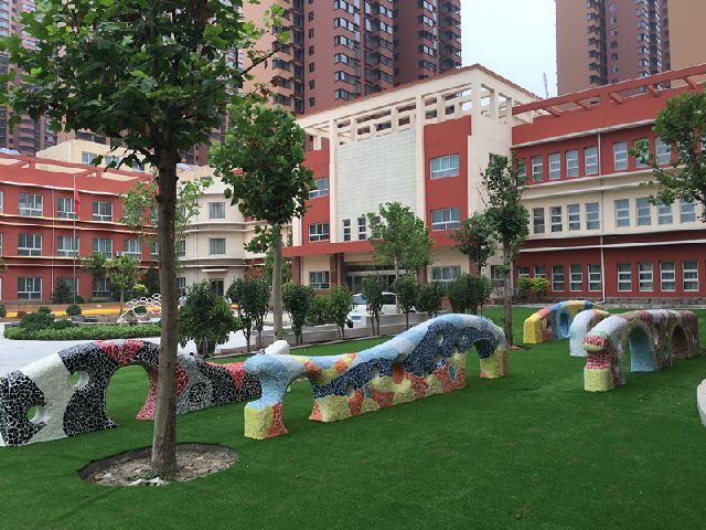 晋中市榆次区锦次区第一幼儿园陶瓷碎片工程案例