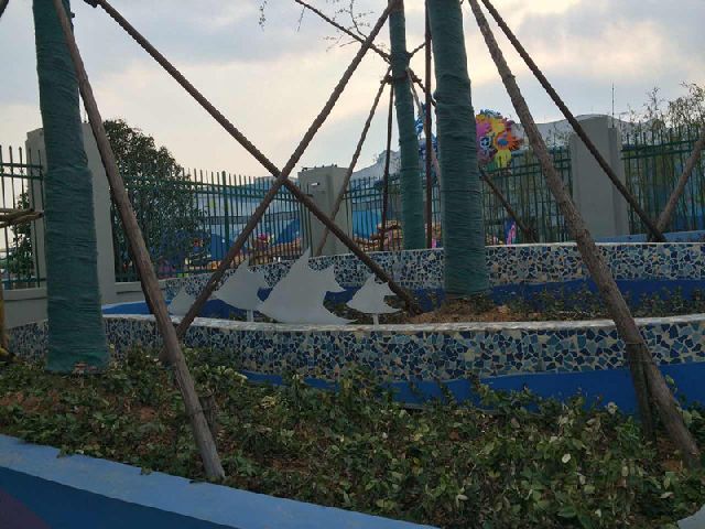 绍兴市镜湖乐园陶瓷碎片工程案例