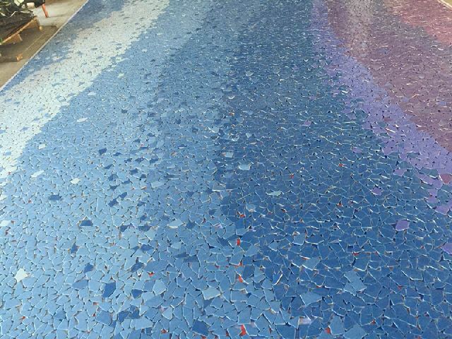 深圳蛇口国际码头陶瓷碎片工程案例