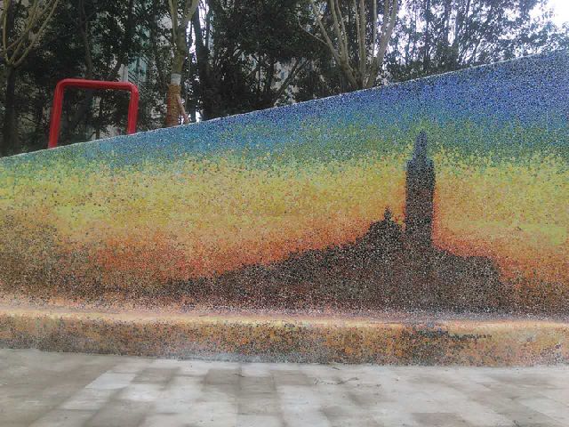 重庆九龙坡杨家坪陶瓷碎片工程案例